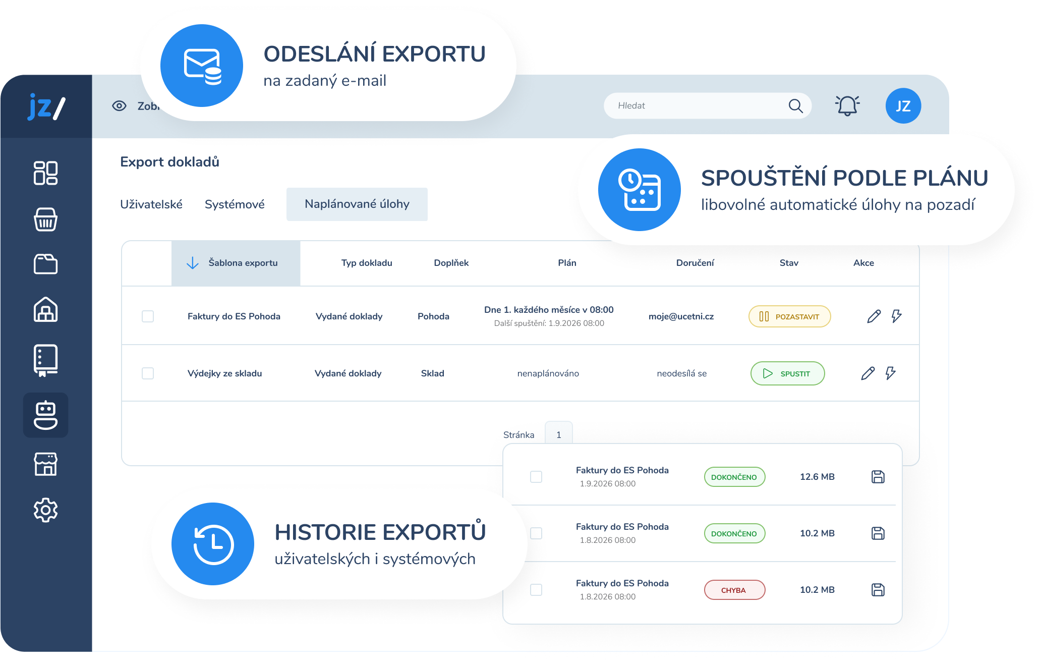 Automatizace objednávek a expedice