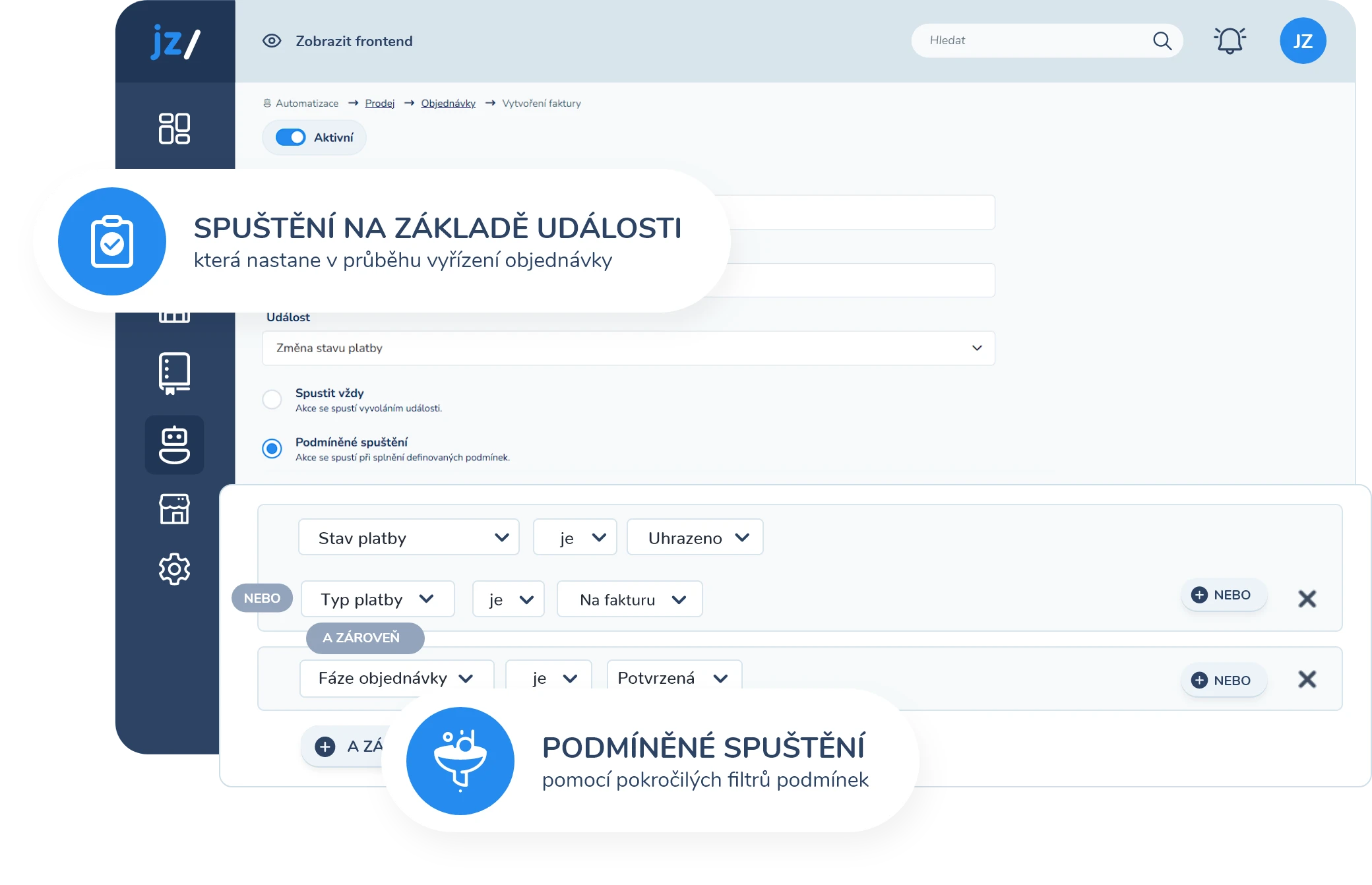 Automatizace objednávek a expedice